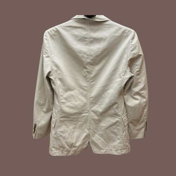 Gucci Cotton Blazer | Beige | Size 48 | Vintage - Picture 3 of 10